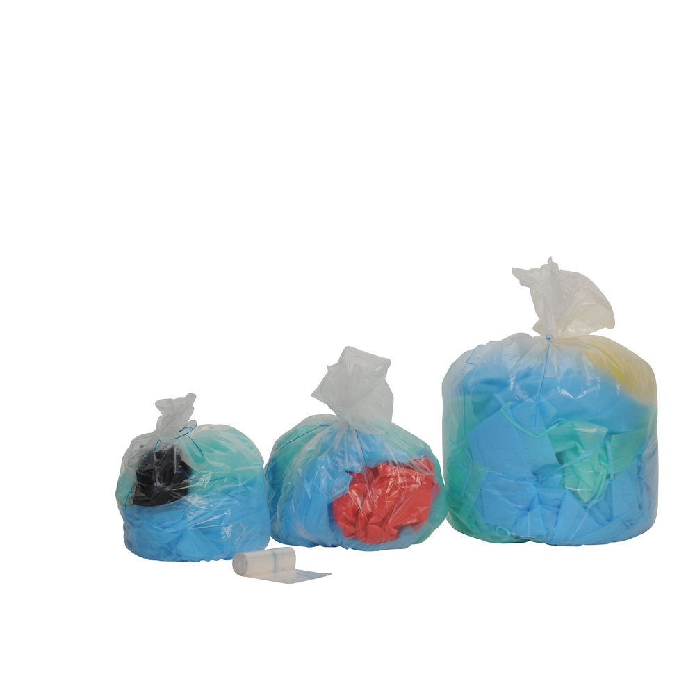 Sac poub 130l transparent 800x1130 42u carton 100 